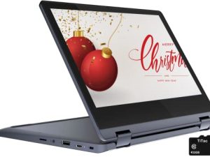 2022 Lenovo Chromebook Flex 3 11 "كمبيوتر محمول 2 في 1 قابل للتحويل ، شاشة تعمل باللمس عالية الدقة مقاس 11.6 بوصة ، معالج MediaTek MT8183 ثماني النواة ، ذاكرة وصول عشوائي 4 جيجابايت ، 64 جيجابايت eMMC ، كاميرا ويب ، USB من النوع C ، Chrome OS ، ملحق TiTac