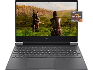 كمبيوتر محمول HP Victus 15.6 بوصة للألعاب ، NVIDIA GeForce RTX 3050 Ti ، AMD Ryzen 7 5800H ، شاشة عرض IPS بدقة 1080 بكسل ، تصميم مضغوط ، لوحة مفاتيح الكل في واحد مع لوحة لمس مكبرة ، كاميرا ويب عالية الدقة (15-fb0028nr ، 2022)
