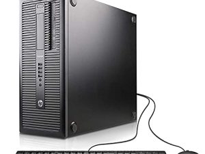 أسرع كمبيوتر كمبيوتر مكتبي برج للأعمال من HP (Intel Ci5-4570 ، 16 جيجا رام ، 2 تيرا بايت HDD + 120 جيجا بايت SSD ، واي فاي لاسلكي ، منفذ شاشة ، USB 3.0) Win 10 Pro (تم تجديده)