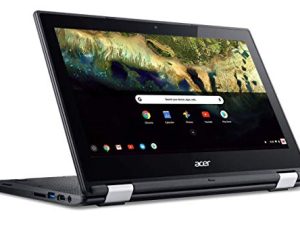 كمبيوتر محمول Acer Chromebook R 11 قابل للتحويل ، سيليرون N3060 ، شاشة لمس HD 11.6 بوصة ، 4 جيجابايت DDR3L ، 32 جيجابايت eMMC ، C738T-C7KD (تم تجديده)