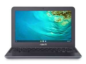 كمبيوتر محمول ASUS Chromebook C203XA متين ومقاوم لانسكاب السوائل ، شاشة 11.6 بوصة عالية الدقة ، 180 درجة ، معالج MediaTek رباعي النواة ، ذاكرة وصول عشوائي 4 جيجابايت ، 32 جيجابايت eMMC ، متانة MIL-STD 810G ، رمادي غامق ، تعليم ، نظام تشغيل كروم ، C203XA-YS02-GR