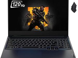 2022 Lenovo IdeaPad Gaming Laptop 15.6 "FHD IPS 120Hz، AMD Ryzen 5 5600H (Beats i7-10850H)، GeForce RTX 3050 Ti Graphics، 16GB DDR4 RAM، 512GB SSD، Backlit Keyboard، Wireless-AX، Windows 11