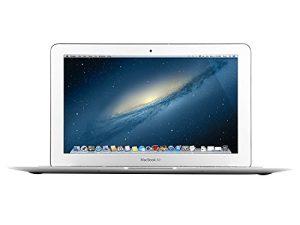 جهاز كمبيوتر محمول Apple MacBook Air MD711LL / A مقاس 11.6 بوصة عالي الدقة ومعالج Intel Core i5 بسرعة 1.3 جيجاهرتز وذاكرة وصول عشوائي سعتها 4 جيجابايت وذاكرة وصول عشوائي (SSD) بسعة 128 جيجابايت وواي فاي 802.11ac ومنفذ USB 3.0 وبلوتوث 4.0 ؛ MAC OS X (مجدد)