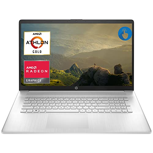 HP 17.3 "HD + شاشة تعمل باللمس الكمبيوتر المحمول ، معالج AMD Athlon Gold 3150U ، ذاكرة وصول عشوائي DDR4 16 جيجابايت ، 1 تيرابايت PCIe SSD ، كاميرا ويب ، HDMI ، Type-C ، Wi-Fi ، Bluetooth ، Windows 11 Home ، فضي HP 17.3 "HD + شاشة تعمل باللمس الكمبيوتر المحمول ، معالج AMD Athlon Gold 3150U ، ذاكرة وصول عشوائي DDR4 16 جيجابايت ، 1 تيرابايت PCIe SSD ، كاميرا ويب ، HDMI ، Type-C ، Wi-Fi ، Bluetooth ، Windows 11 Home ، فضي