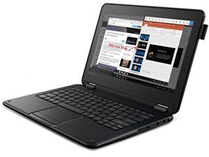 Lenovo wt-81FY000SUS 300e Winbook Touchscreen LCD 2 in 1 Notebook ، Windows 10 Pro ، Intel Celeron N3450 ، 1.1 جيجاهرتز ، 64 جيجابايت ، 11.6 (مجدد)