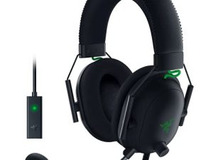 سماعة الألعاب Razer BlackShark V2: THX 7.1 Spatial Surround Sound - مشغلات 50 مم - ميكروفون قابل للفصل - PC ، PS4 ، PS5 ، Switch ، Xbox One ، Xbox Series X & S ، Mobile - مقبس صوت 3.5 مم و USB DAC - أسود