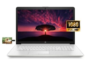 كمبيوتر محمول HP 17 للأعمال ، الجيل الحادي عشر من Intel Core i3-1115G4 ، شاشة عرض FHD مقاس 17.3 بوصة ، Windows 10 Pro ، ذاكرة وصول عشوائي 12 جيجا بايت ، 256 جيجا بايت SSD ، واي فاي ، بلوتوث ، كاميرا ويب ، HDMI ، بطاقة Durlyfish USB 32 جيجا بايت