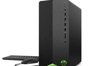 كمبيوتر مكتبي HP Pavilion للألعاب ، GeForce RTX 3060 12 جيجابايت ، 6-Core i5-10400F ، 16 جيجابايت 3200 ميجاهرتز RAM ، 512 جيجابايت PCIe SSD + 1 تيرابايت HDD ، USB-C ، HDMI ، DP ، RJ45 ، قارئ بطاقات الوسائط ، الأجهزة الطرفية ، Win 11