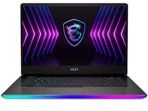 كمبيوتر محمول MSI Raider GE67Hx 15.6 بوصة OLED QHD 240 هرتز: Intel Core i7-12800HX RTX 3070 Ti 16GB DDR5 1 تيرابايت NVMe SSD ، USB من النوع C ، Thunderbolt 4 ، Cooler Boost 5 ، Win11 Pro: Titanium Blue 12UGS-013