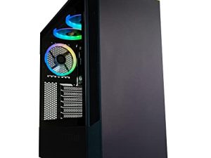 كمبيوتر ألعاب Periphio Phantom RGB ، معالج Intel Quad-Core i7 بسرعة 3.3 جيجاهرتز ، وحدة معالجة الرسومات GeForce GTX 1650 (4 جيجابايت) ، ذاكرة وصول عشوائي 16 جيجابايت ، 500 جيجابايت SSD + 1 تيرابايت HDD ، كمبيوتر ألعاب Windows 10 ، واي فاي (متجدد)