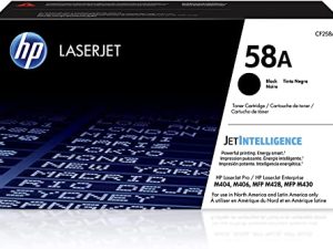 خرطوشة مسحوق حبر أسود أصلية HP 58A | تعمل مع سلسلة HP LaserJet Enterprise M406 وسلسلة HP LaserJet Enterprise MFP M430 وسلسلة HP LaserJet Pro M404 وسلسلة HP LaserJet Pro MFP M428 | CF258A