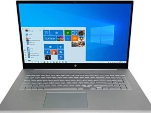 HP Envy 17.3 "FHD Touchscreen Laptop Business Laptop، Intel Core i7-1165G7، Windows 11 Pro، 64GB RAM، 2TB SSD، NVIDIA GeForce MX450، Backlit Keyboard، Long Battery Life، 32GB Durlyfish USB Card