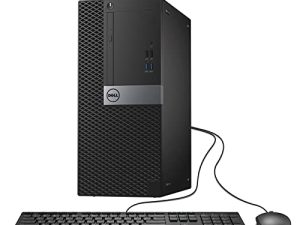 كمبيوتر Dell OptiPlex 7040 Mini Tower ، معالج Intel Quad Core i7 6700-3.2 جيجاهرتز ، ذاكرة وصول عشوائي DDR3L سعة 16 جيجابايت ، SSD 256 جيجابايت ، WiFi ، Windows 10 Pro (تم تجديده)