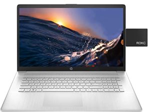 أجهزة كمبيوتر HP المحمولة للطلاب الجامعيين والأعمال ، كمبيوتر محمول بشاشة مقاس 17 بوصة FHD ، أحدث تحديث لعام 2022 ، الجيل الحادي عشر من Intel Core i5-1135G7 ، ذاكرة وصول عشوائي 32 جيجابايت ، 1 تيرابايت SSD ، شحن سريع ، HDMI ، كاميرا ويب ، Windows 11 ، ROKC MP