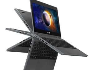 كمبيوتر محمول ASUS BR1100 ، شاشة لمس 11.6 بوصة عالية الدقة مضادة للتوهج ، Intel Celeron N4500 ، ذاكرة وصول عشوائي 4 جيجابايت ، سعة تخزين 64 جيجابايت ، متانة MIL-STD 810H ، TPM 2.0 ، Windows 10 Pro ، رمادي غامق ، يتضمن قلم ، BR1100FKA-502YT