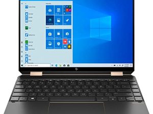HP Specter x360 Luxury 14T ، 13.5 "3: 2 WUXGA Touch ، Intel i7-1195G7 ، ذاكرة وصول عشوائي 16 جيجابايت ، 1 تيرابايت NVMe SSD ، فتحة Intel 5G nanoSim ، بصمة الإصبع ، قلم HP Tilt ، أسود ، Win 11 Pro ، صوت B&O ، 64 جيجابايت TechWarehouse Flashdrive
