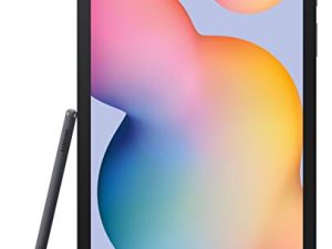 Samsung Galaxy Tab S6 Lite 10.4 "64GB Android Tablet w / Long-Lasting Battery، S Pen Included، Slim Metal Design، AKG Dual Speakers، US Version، Oxford Grey