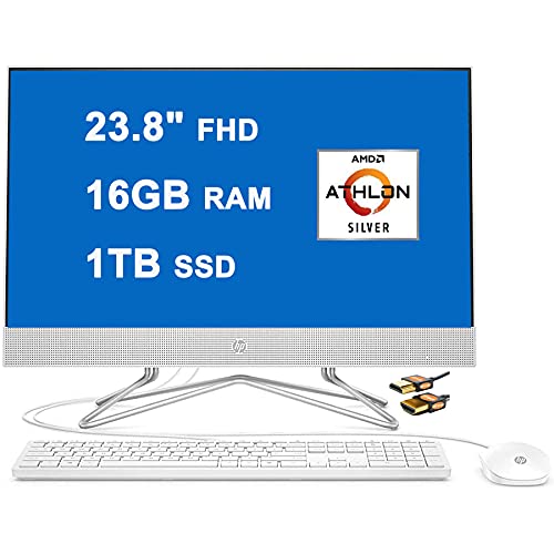 كمبيوتر مكتبي HP 24 الكل في واحد 23.8 بوصة FHD WLED شاشة مضادة للتوهج AMD Athlon Silver 3050U معالج AMD Athlon Silver 3050U ذاكرة وصول عشوائي سعة 1 تيرابايت SSD كاميرا ويب منبثقة DVD-RW HDMI Win11 أبيض + كابل HDMI كمبيوتر مكتبي HP 24 الكل في واحد 23.8 بوصة FHD WLED شاشة مضادة للتوهج AMD Athlon Silver 3050U معالج AMD Athlon Silver 3050U ذاكرة وصول عشوائي سعة 1 تيرابايت SSD كاميرا ويب منبثقة DVD-RW HDMI Win11 أبيض + كابل HDMI