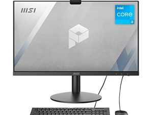 MSI PRO AP241 كمبيوتر مكتبي الكل في واحد ، شاشة 23.8 بوصة FHD IPS-Grade LED ، Intel Core i3-10105 ، ذاكرة 8 جيجا بايت ، 500 جيجا بايت SSD ، WiFi 6 ، BT 5.1 ، أسود ، Windows 10 Home (11M-630US)
