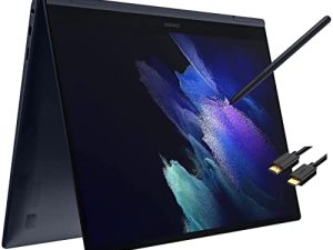 SAMSUNG Galaxy Book Pro 360 15.6 "2-in-1 Touchscreen (i7-1165G7، 16GB RAM، 2TB PCIe SSD، Active Stylus)، FHD Convertible Laptop، Thunderbolt 4، Backlit، Fingerprint، HDMI Cable، Windows 11 Home