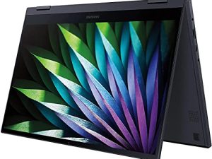 سامسونج - لاب توب جلاكسي بوك فليكس 2 ألفا 13.3 بوصة QLED بشاشة تعمل باللمس - إنتل كور i7-1165G7 - ذاكرة 16 جيجا - SSD 512 جيجا - أسود ميستيك
