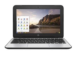 HP Chromebook 11 G3 11.6-inch Intel Celeron N2840 2GB 16GB SSD Storage Google Chrome OS Notebook Laptop (تم تجديده)