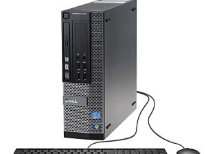 كمبيوتر سطح المكتب للأعمال Dell Optiplex 7010 (معالج Intel Quad Core i5-3470 3.2 جيجاهرتز وذاكرة وصول عشوائي 16 جيجابايت ومحرك أقراص صلبة جديد سعة 480 جيجابايت SSD ومنفذ USB 3.0 و DVDRW و WiFi و Windows 10) (تم تجديده)