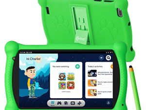 جهاز لوحي Contixo Kids Tablet V10 ، 7 بوصة HD ، الأعمار من 3 إلى 7 سنوات ، جهاز لوحي للأطفال الصغار مزود بكاميرا ، تحكم أبوي - 16 جيجابايت ، واي فاي ، جهاز لوحي تعليمي للأطفال مع تطبيقات معتمدة من المعلم ، حافظة واقية من الأطفال وقلم ، أخضر