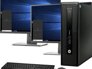 HP 600 G1 SFF كمبيوتر سطح المكتب للكمبيوتر ، معالج Intel Core i7 3.4 جيجا هرتز ، ذاكرة وصول عشوائي 16 جيجا بايت ، 128 جيجا بايت M.2 SSD ، 2 تيرا بايت HDD ، ماوس لوحة مفاتيح لاسلكي ، واي فاي | بلوتوث ، شاشة جديدة مزدوجة 23.8 FHD LED ، Windows 10 Pro (تم تجديده)