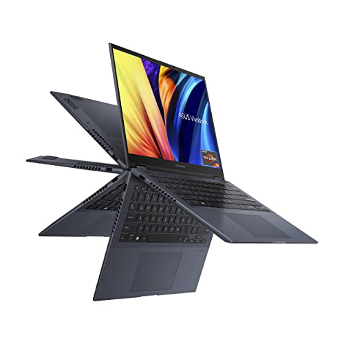 ASUS Vivobook S 14 Flip 14 ”WUXGA 16:10 touch، AMD Ryzen 5 5600H CPU، 8GB RAM، 512GB SSD، NumberPad، FingerPrint، Windows 11 Home، Quiet Blue، TN3402QA-AS54T ASUS Vivobook S 14 Flip 14 ”WUXGA 16:10 touch، AMD Ryzen 5 5600H CPU، 8GB RAM، 512GB SSD، NumberPad، FingerPrint، Windows 11 Home، Quiet Blue، TN3402QA-AS54T