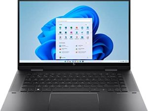 أحدث 2021 كمبيوتر محمول HP ENVY x360 2 في 1 ، شاشة لمس 15.6 بوصة عالية الدقة ، معالج AMD Ryzen 5 5500U حتى 4.6 جيجا هرتز ، ذاكرة 8 جيجا بايت ، 256 جيجا بايت PCIe SSD ، لوحة مفاتيح بإضاءة خلفية ، HDMI ، Wi-Fi ، Windows 11 Home ، Nightfall Black