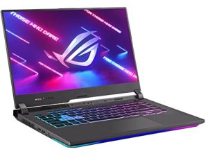 ASUS ROG Strix G15 (2022) كمبيوتر محمول للألعاب ، شاشة 15.6 بوصة 300 هرتز IPS FHD ، NVIDIA GeForce RTX 3050 ، AMD Ryzen 7 6800H ، 16 جيجا DDR5 ، 1 تيرابايت SSD ، لوحة مفاتيح RGB ، Windows 11 Home ، G513RC-IS74