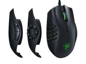 ماوس الألعاب Razer Naga Trinity: مستشعر بصري 16000 نقطة في البوصة - إضاءة Chroma RGB - لوحة جانبية قابلة للتبديل مع تكوينات 2 و 7 و 12 زرًا - مفاتيح ميكانيكية