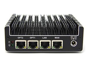 Protectli Vault FW4C - 4 Port، Firewall Micro Appliance / Mini PC - Intel J3710، 2.5G Ports، AES-NI، 8GB DDR3 RAM، 120GB SSD
