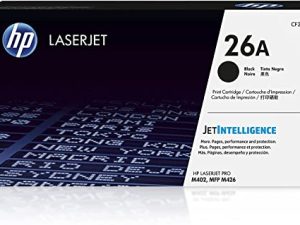 خرطوشة مسحوق حبر أسود أصلية HP 26A | يعمل مع سلسلة HP LaserJet Pro M402 وسلسلة HP LaserJet Pro MFP M426 | CF226A