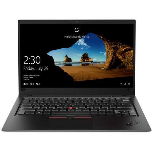 Lenovo 20KH002WUS Ultrabook - ThinkPad X1 Carbon 6th Gen 14in 1920 x 1080 Core i5 i5 8350U 8 GB RAM 256 GB SSD Black Windows 10 Pro 64 bit Intel UHD Graphics 620 in Plane (تم تجديده) Lenovo 20KH002WUS Ultrabook - ThinkPad X1 Carbon 6th Gen 14in 1920 x 1080 Core i5 i5 8350U 8 GB RAM 256 GB SSD Black Windows 10 Pro 64 bit Intel UHD Graphics 620 in Plane (تم تجديده)