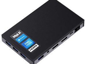 MeLE Quieter2Q جهاز كمبيوتر صغير بدون مروحة يعمل بنظام Windows 11 Pro Celeron J4125 8 جيجا بايت 128 جيجا كمبيوتر سطح مكتب صغير مع جيجابت إيثرنت WiFi PXE Dual HDMI 4K إفتح BIOS على مكتب البث على الإنترنت للتصوير الفلكي الصناعي
