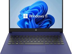 كمبيوتر محمول 2022 HP 14 بوصة عالي الدقة ، Windows 11 ، معالج Intel Celeron ثنائي النواة يصل إلى 2.80 جيجاهرتز ، 4 جيجابايت رام ، 64 جيجابايت SSD ، Chromes OS ، Cobalt Blue (تم تجديده)