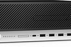 HP ProDesk 600 G4 SFF سطح المكتب للأعمال والمنزل أسود (Intel i5-8500 سداسي النواة ، ذاكرة وصول عشوائي 16 جيجا بايت ، 512 جيجا بايت PCIe SSD ، Intel UHD 630 ، 2xUSB 3.1 ، 2 منفذ شاشة (DP) ، محرك أقراص ضوئي ، Win 10 Pro) (تم تجديده)
