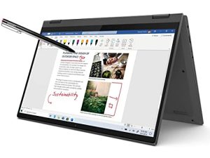 Lenovo IdeaPad Flex 5i 2-in-1 Touchscreen Laptop، 14 "FHD IPS Display، Core i3-1115G4 up to 4.1GHz، 4GB RAM، 128GB PCIe SSD، USB-C، HDMI، WiFi، FP Reader، SD Card Reader، Win 11 مع قلم نشط