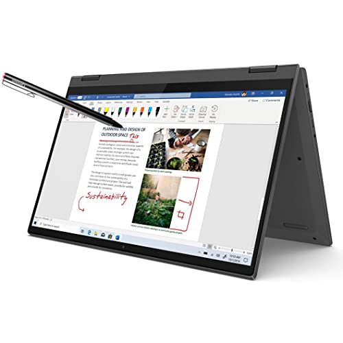 Lenovo IdeaPad Flex 5i 2-in-1 Touchscreen Laptop، 14 "FHD IPS Display، Core i3-1115G4 up to 4.1GHz، 4GB RAM، 128GB PCIe SSD، USB-C، HDMI، WiFi، FP Reader، SD Card Reader، Win 11 مع قلم نشط Lenovo IdeaPad Flex 5i 2-in-1 Touchscreen Laptop، 14 "FHD IPS Display، Core i3-1115G4 up to 4.1GHz، 4GB RAM، 128GB PCIe SSD، USB-C، HDMI، WiFi، FP Reader، SD Card Reader، Win 11 مع قلم نشط
