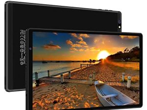 جهاز لوحي AOCWEI 2023 ، جهاز لوحي 10 بوصة يعمل بنظام Android 11 مع ثماني النواة ، وذاكرة وصول عشوائي (RAM) سعة 4 جيجابايت ، وذاكرة قراءة فقط (ROM) سعة 4 جيجابايت ، وبطارية 8000 مللي أمبير في الساعة ، وشاشة HD IPS تعمل باللمس ، وواي فاي ، وبلوتوث ، ومعتمد من GMS ، ودعم تقسيم الشاشة - X500 (جهاز لوحي فقط)