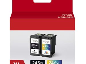 خرطوشة حبر 245XL 246XL لكانون PG-245XL CL-246XL ، متوافقة مع طابعة كانون Pixma MX490 MX492 TS3100 TS3300 TS3320 TR4500 TR4520