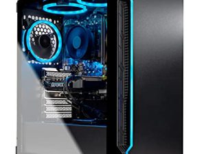 SkyTech Shadow 3.0 كمبيوتر ألعاب الكمبيوتر المكتبي - Ryzen 5 3600 6-Core 3.6GHz ، GTX 1660 Super 6G ، 1TB SSD ، 16GB DDR4 3000 ، AC WiFi ، Windows 10 Home 64-bit ، أسود