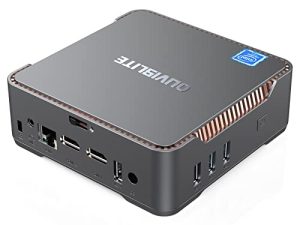 Mini PC Ιntel Celeron N3350 Processor (حتى 2.4 جيجا هرتز) ، 4 جيجا بايت DDR3 64 جيجا بايت eMMC كمبيوتر صغير Windows 10 Pro تدعم أجهزة الكمبيوتر المكتبية 2 تيرا بايت ، شاشة عرض ثلاثية الأبعاد بدقة 4K ، واي فاي مزدوج ، BT4.2 ، جيجابت إيثرنت