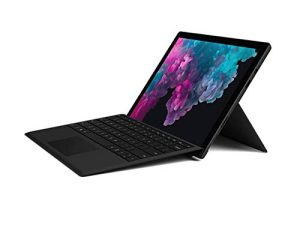 مايكروسوفت سيرفس برو 6 (انتل كور i5 ، 8 جيجا رام ، 256 جيجا) - ميكروسوفت سيرفس برو بلاك سيجنتشر تايب كفر - اسود (مجدد)