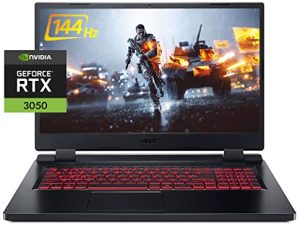 Acer 2022 Nitro 5 17.3 "FHD IPS 144Hz كمبيوتر محمول للألعاب ، 12th Intel i5-12500H (12 Core ، حتى 4.5GHz) ، GeForce RTX 3050 ، 32GB RAM 1TB PCIe SSD ، Backlit KB ، Thunderbolt 4 ، Windows 11 ، مع ملحقات GM