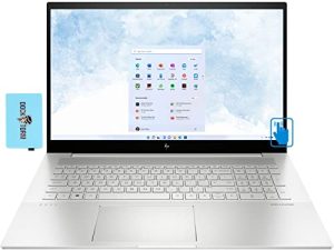 كمبيوتر محمول HP Envy 17t-cr00 للمنزل والأعمال (Intel i7-1260P 12-Core ، 32 جيجا بايت رام ، 1 تيرا بايت PCIe SSD ، Intel Iris Xe ، 17.3 "60Hz Touch Full HD (1920x1080) ، WiFi ، Bluetooth ، الخلفية KB ، Win 11 Pro) مع المحور
