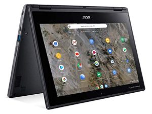 Acer Chromebook Spin 311 R721T-62ZQ 11.6 "شاشة تعمل باللمس 2 في 1 Chromebook - 1366 × 768 - A-Series A6-9220C - 4 غيغابايت من ذاكرة الوصول العشوائي - 32 غيغابايت من ذاكرة فلاش - أسود صخري - Chrome OS - AMD Radeon R5 Graphics - in-pl