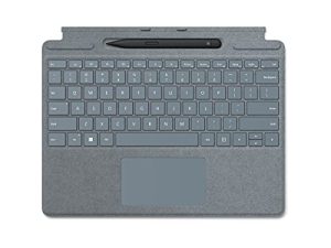 لوحة مفاتيح Microsoft Surface Pro Signature مع قلم Microsoft Surface Slim Pen 2 - أزرق ثلجي